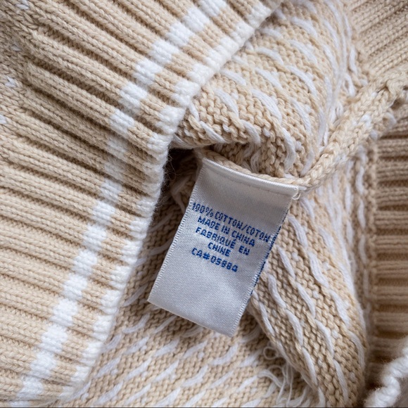 *SOLD* vintage cotton hearts sweater - Picture 5 of 9